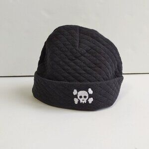 Vintage Gerber Baby Beanie Embroidered Skull  Size 6-9 Months 16 Lbs